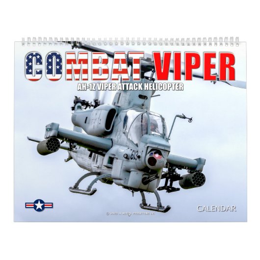 Calendrier VIPER DE COMBAT - Hélicoptère d'attaque VIPER AH-1 (Protection)