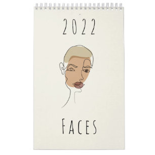 Calendrier Visages 2022