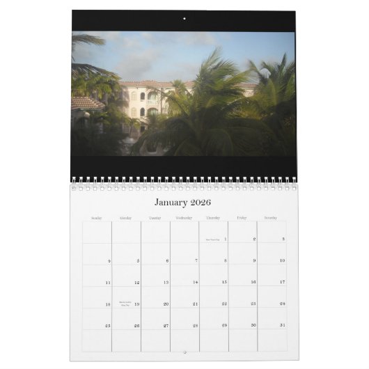Calendrier Visions d'Aruba (Jan 2026)
