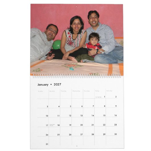 Calendrier Vivaan- Pune (Jan 2027)