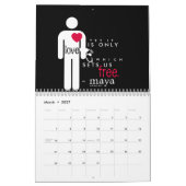 Calendrier Vivent chaque jour avec amour (Mar 2027)
