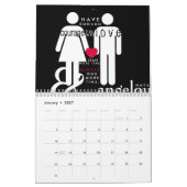 Calendrier Vivent chaque jour avec amour (Jan 2027)