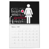 Calendrier Vivent chaque jour avec amour (Feb 2027)