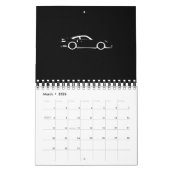 Calendrier Voiture sombre (Mar 2026)