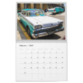 Calendrier Voitures classiques Cuba (Feb 2027)