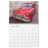 Calendrier Voitures classiques Cuba (Jan 2027)