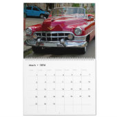 Calendrier Voitures classiques de Cuba (Mar 2026)