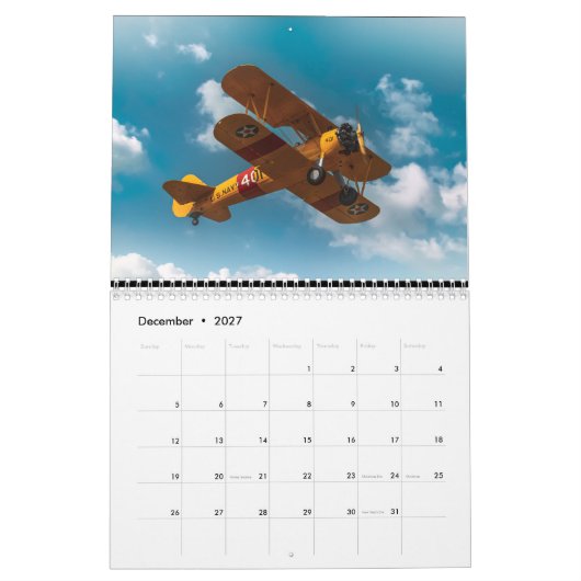Calendrier Vol (Dec 2027)