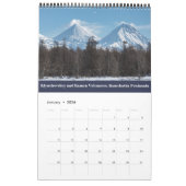 Calendrier Volcan actif de la péninsule du Kamchatka (Jan 2026)