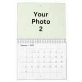 Calendrier Vos propres photos 12 Mois (Feb 2027)