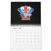 Calendrier Vote for Trump 2024 (Feb 2026)
