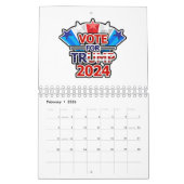 Calendrier Vote for Trump 2024 Stars (Feb 2026)