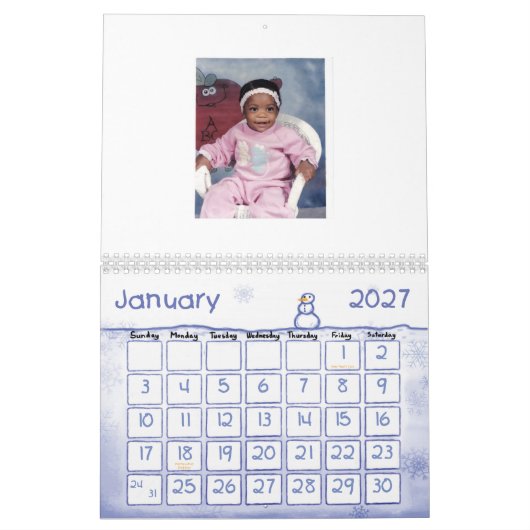 Calendrier Votre bébé (Jan 2027)