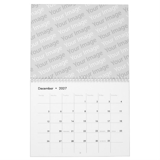 Calendrier Votre image (Dec 2027)