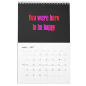 Calendrier "Vous êtes né pour..." Citations d'encouragement (Mar 2027)