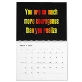 Calendrier "Vous êtes tellement plus..." Citations d'encourag (Mar 2027)