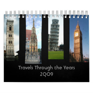 Calendrier Voyage à travers les années