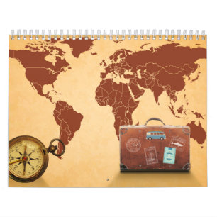 Calendrier Voyage du monde
