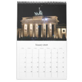 Calendrier voyage en europe (Jan 2026)