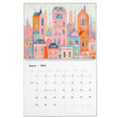 Calendrier Voyage Europe Rose Girl (Mar 2026)