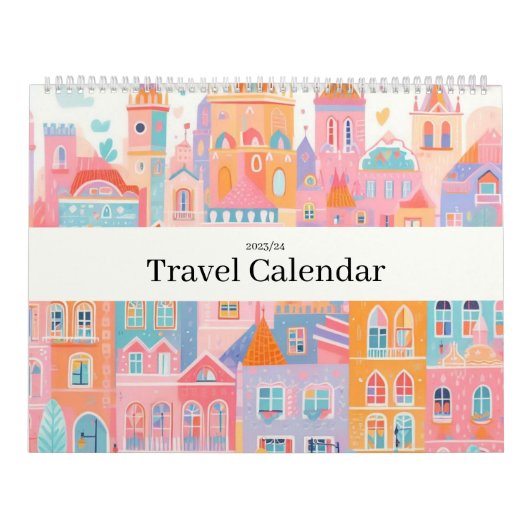 Calendrier Voyage Europe Rose Girl (Protection)