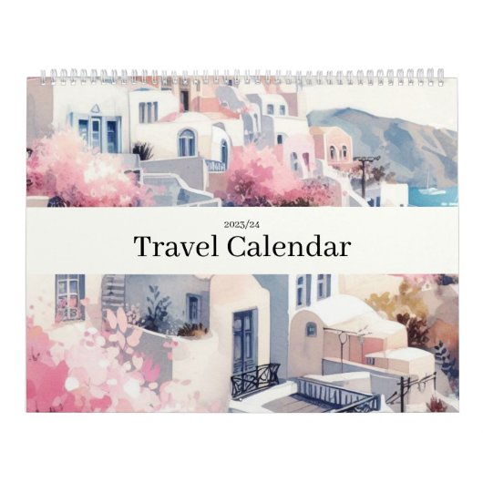 Calendrier Voyage Europe Rose Girl (Protection)