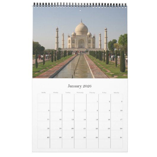 Calendrier voyage indien 2026 (Jan 2026)