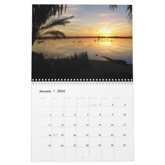 Calendrier Voyage vers l'Egypte - images de l'Egypte (Jan 2026)