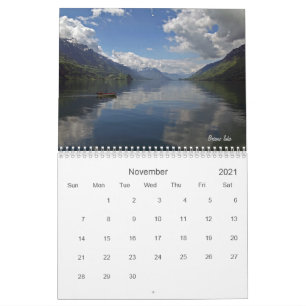 Calendrier voyageons en Suisse en 2021