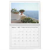 Calendrier Voyager à travers l'Italie 20XX (Feb 2027)