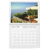 Calendrier Voyager à travers l'Italie 20XX (Jan 2027)