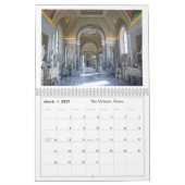 Calendrier Voyager à travers l'Italie 20XX (Mar 2027)