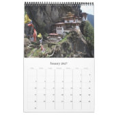 Calendrier voyages au Bhoutan (Jan 2027)