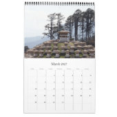 Calendrier voyages au Bhoutan (Mar 2027)