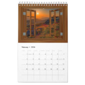 Calendrier Vue de la fenêtre Grand Canyon Spectaculaire Value (Feb 2026)