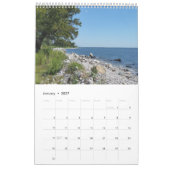 Calendrier Vue du rivage sur 12 mois (Jan 2027)