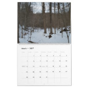 Calendrier Vue hivernale de 12 mois (Mar 2027)