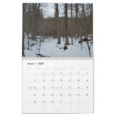 Calendrier Vue hivernale de 12 mois (Mar 2027)