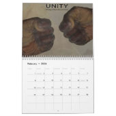 Calendrier Vue irrégulière et créative de l'Amérique 2 (Feb 2026)