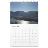 Calendrier Vue panoramique de 12 mois (Mar 2027)