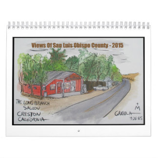 Calendrier Vues du comté de San Luis_obispo
