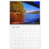 Calendrier Vues du Wisconsin (Mar 2026)