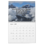 Calendrier Wall Calendar 2025 with English Bible Verses (Mar 2027)