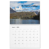 Calendrier Wall Calendar 2026 with English Bible Verses (Mar 2026)