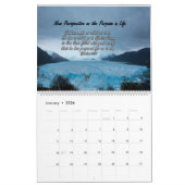 Calendrier Wall Calendar 2026 with English Bible Verses (Jan 2026)