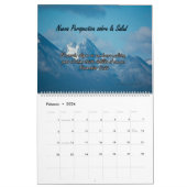 Calendrier Wall Calendar 2026 with Spanish Bible Verses (Feb 2026)