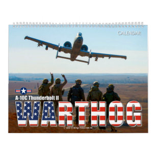 Calendrier WARTHOG - Thunderbolt II A-10C