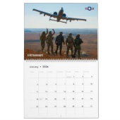 Calendrier WARTHOG - Thunderbolt II A-10C (Jan 2026)