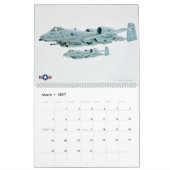 Calendrier WARTHOG - Thunderbolt II A-10C (Mar 2027)