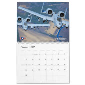 Calendrier WARTHOG - Thunderbolt II A-10C (Feb 2027)